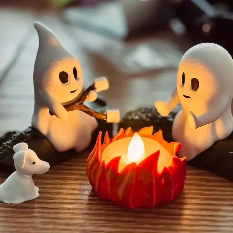 1 Set Halloween Ghost Campfire Decor Spooky Halloween - Image 5