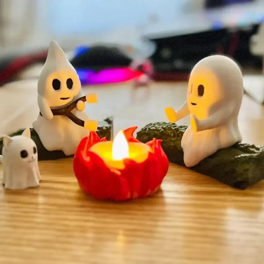 1 Set Halloween Ghost Campfire Decor Spooky Halloween - Image 7