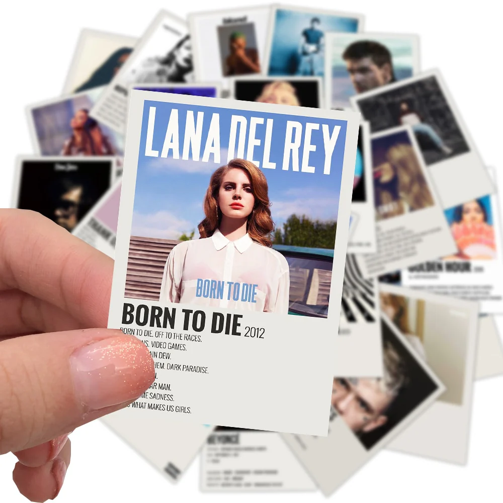 25Pcs Print Music Album Covers Stickers - Image 6