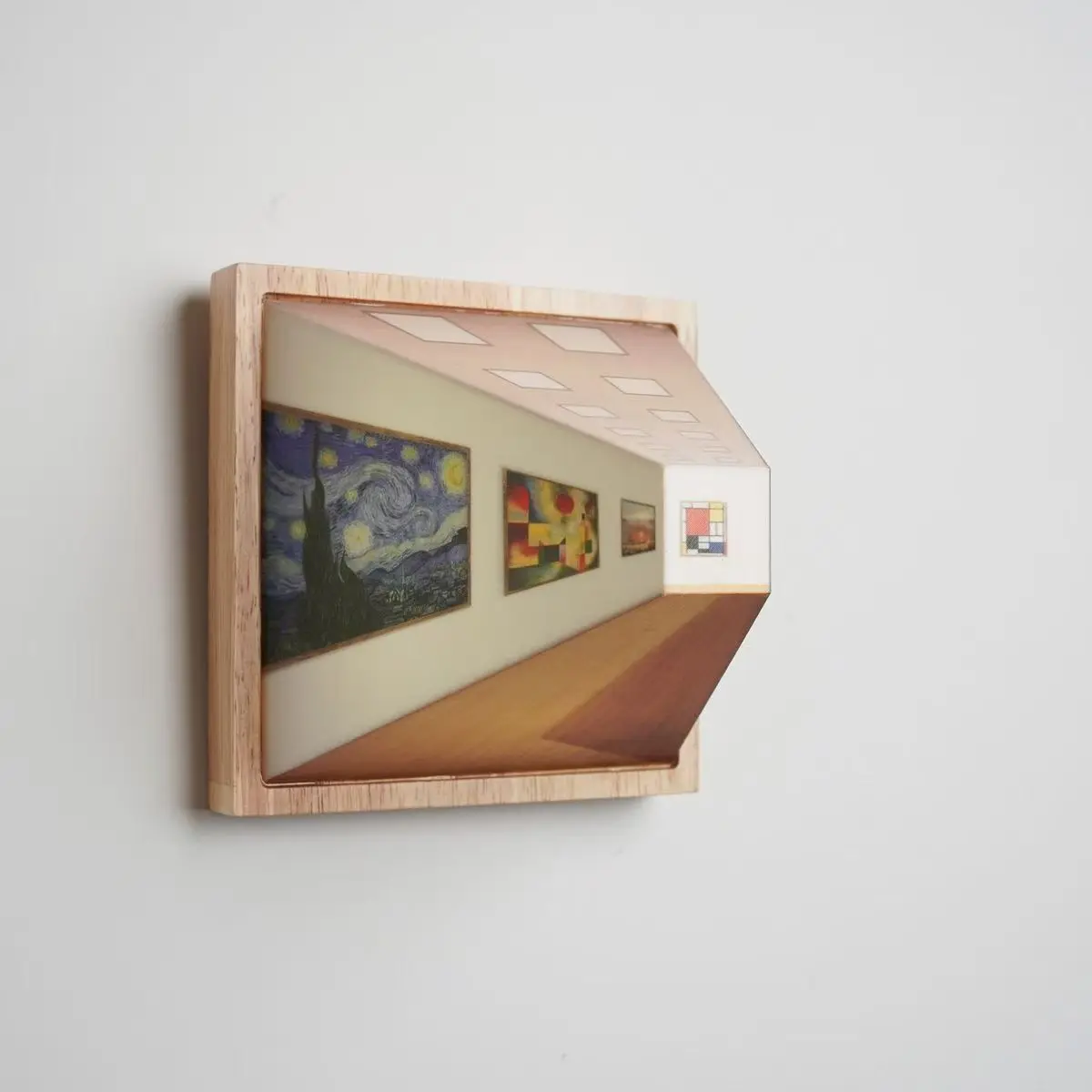 3d Eye Vision Wooden Wall Lamp - Image 6