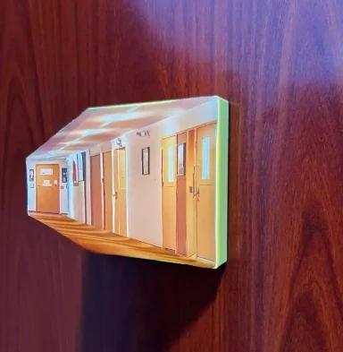 3d Eye Vision Wooden Wall Lamp - Image 8
