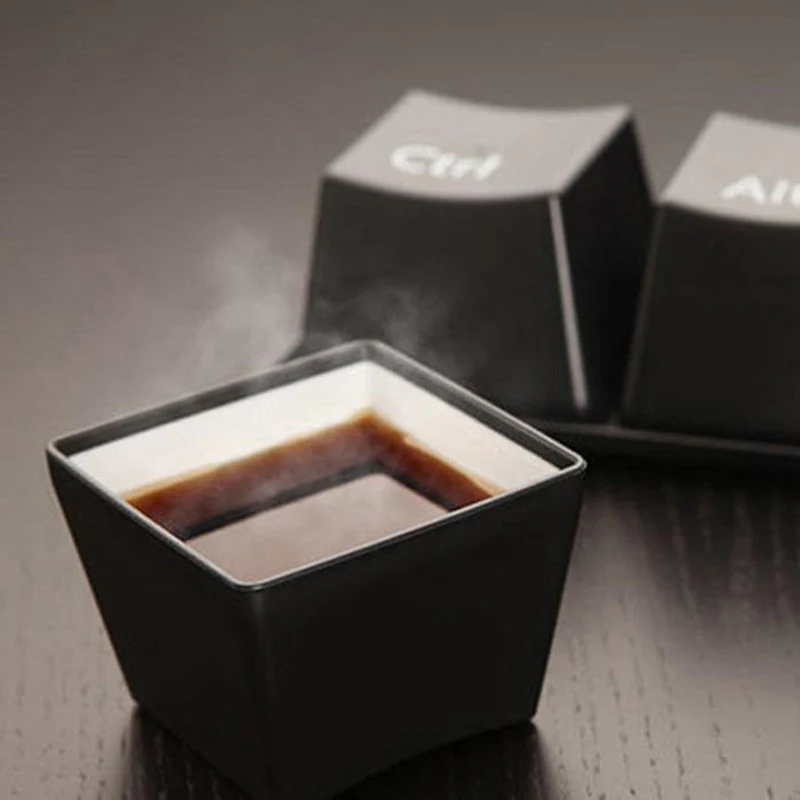 3Pcs Set  Keyboard Tea Cup - Image 6