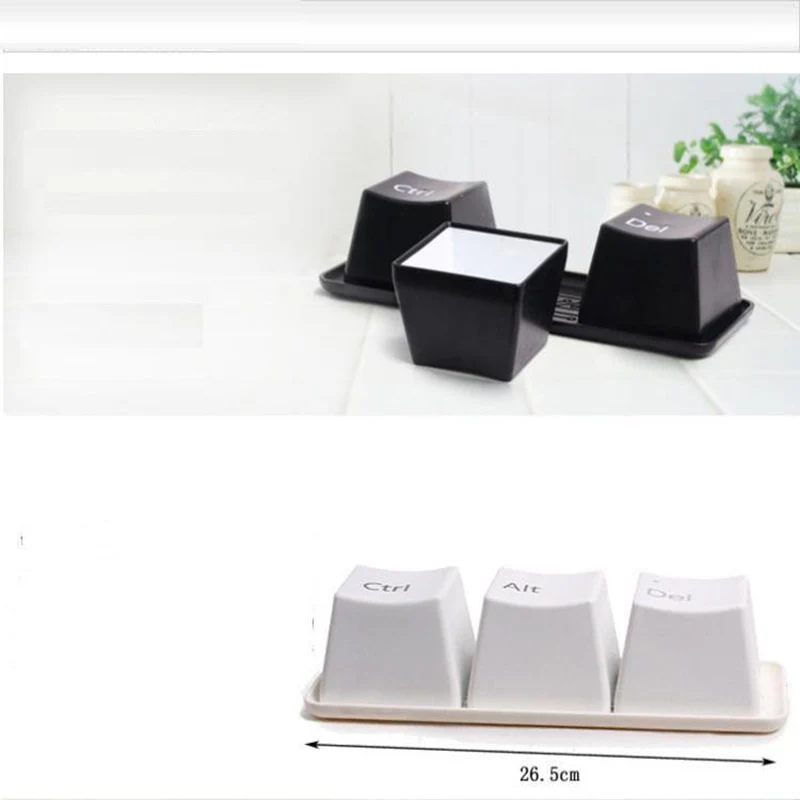 3Pcs Set  Keyboard Tea Cup - Image 8