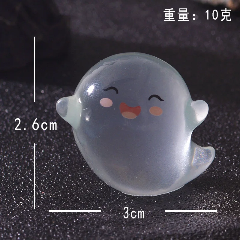 6/12/24PCS Luminous Mini Figures Ghost Devil Ornaments Decor Halloween - Image 10