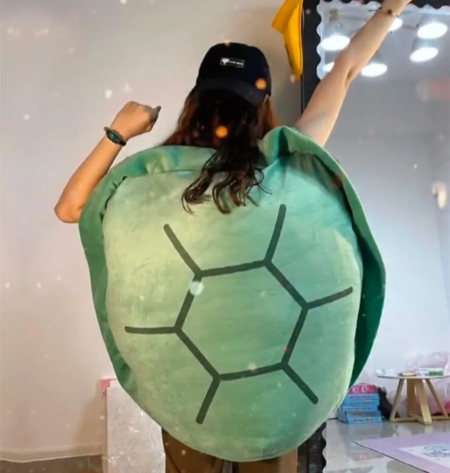 80/100CM Big Turtle Shell Plush  Sleeping Bag - Image 3