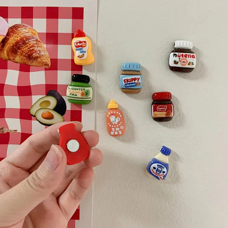 8pcs set Magnet Decor Food - Image 3