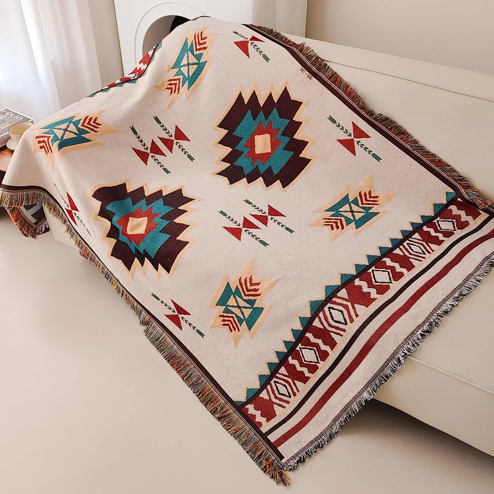 Aztec Geometric Blanket