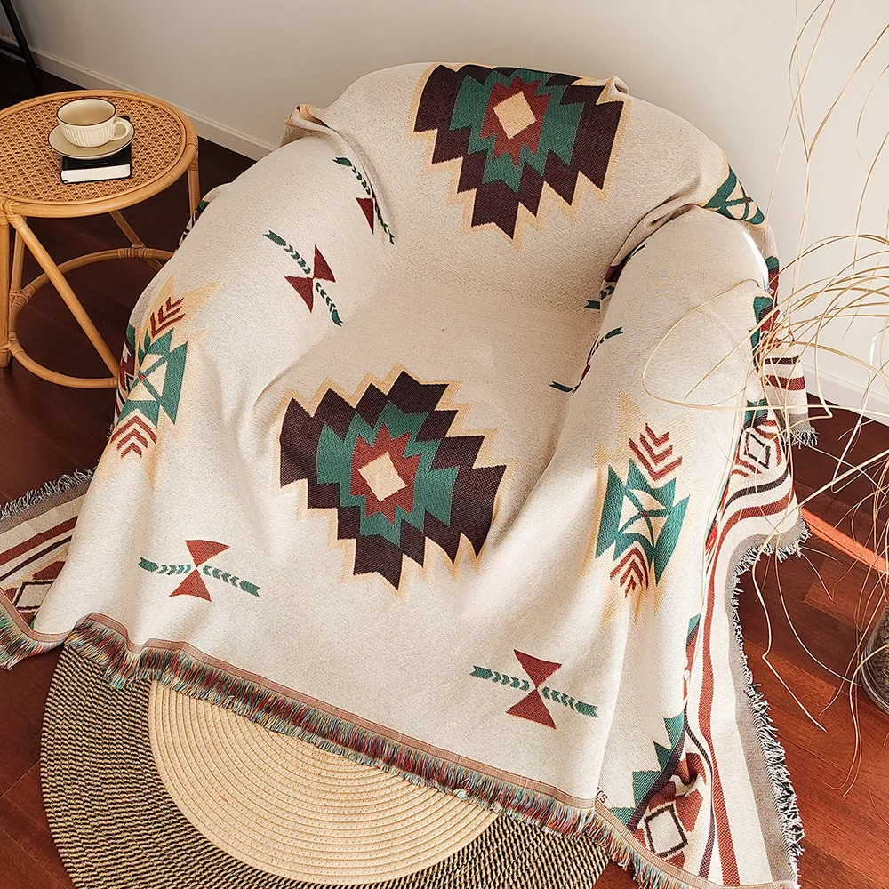 Aztec Geometric Blanket - Image 3