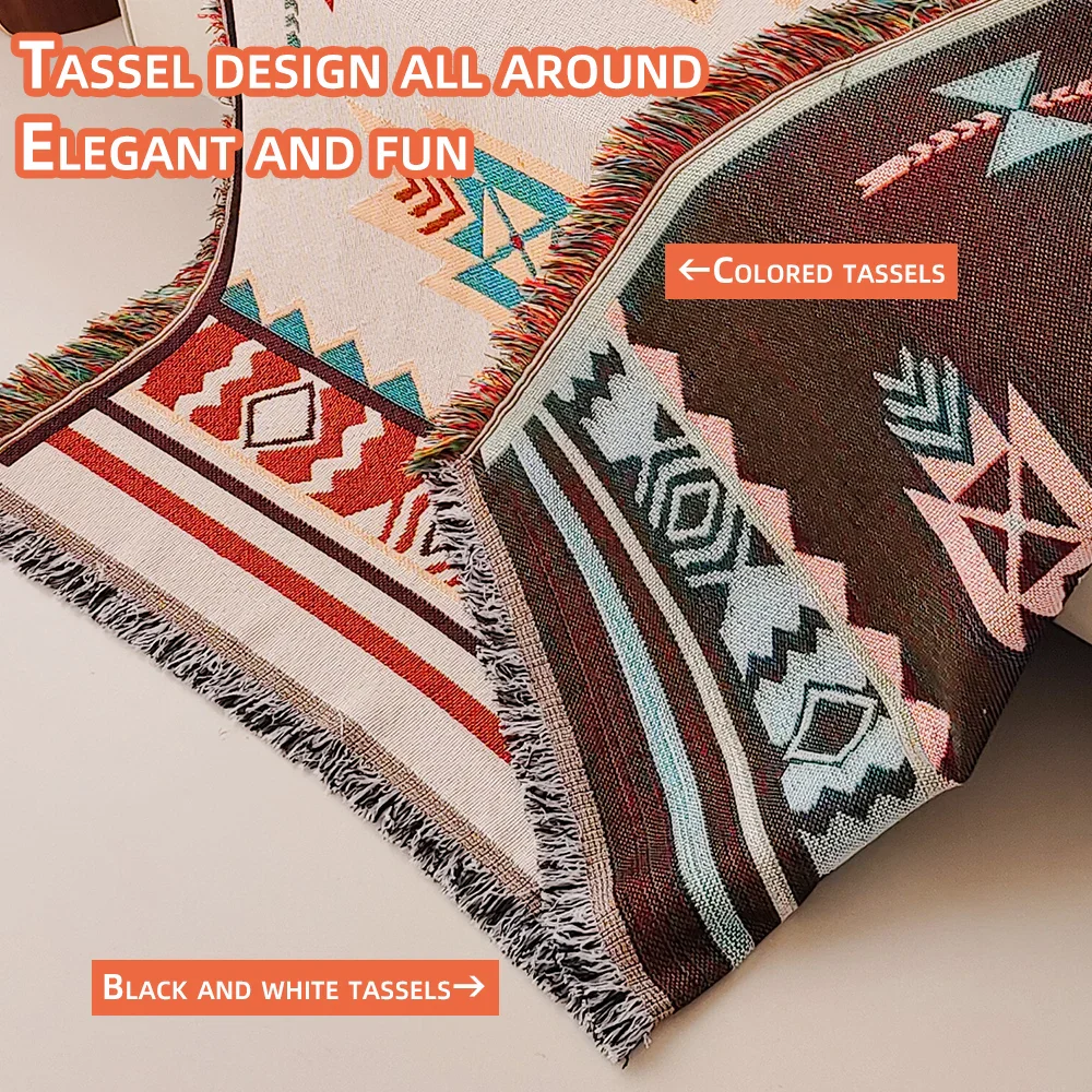 Aztec Geometric Blanket - Image 6