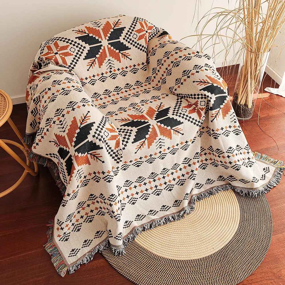 Aztec Geometric Blanket - Image 9