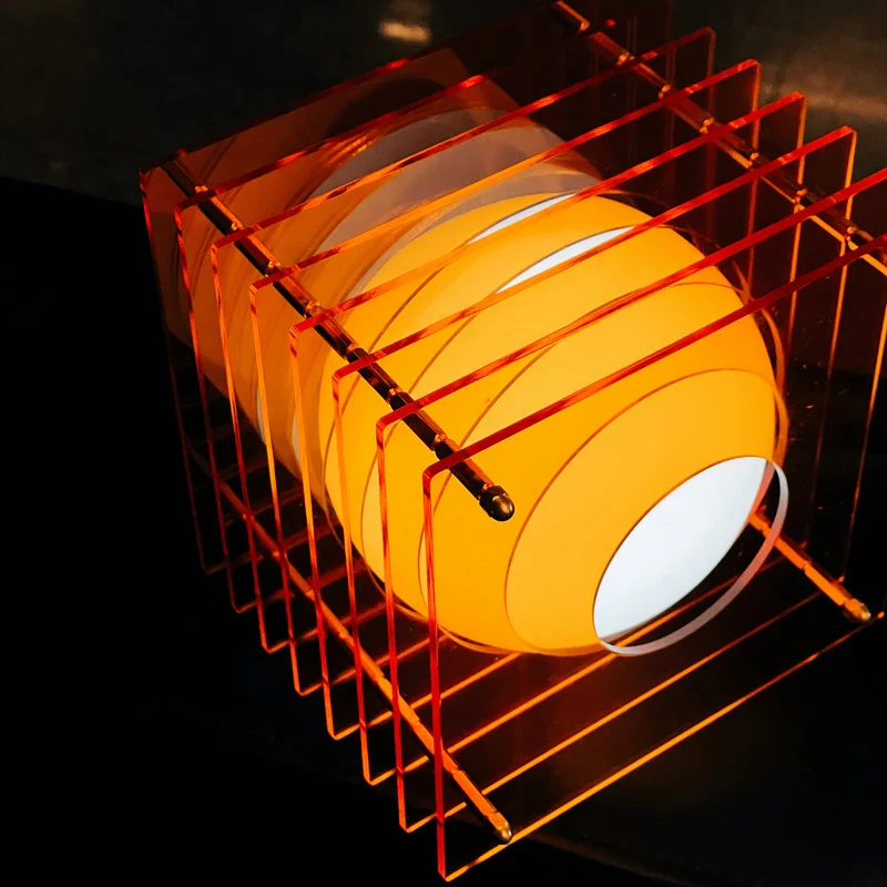 Bedroom Rechargeable Lamp Acrylic 16colors - Image 2