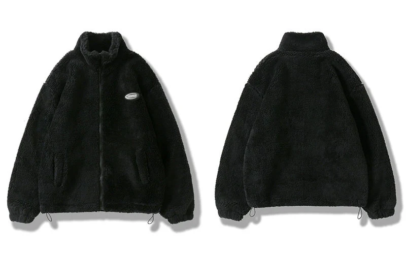 Beige Fleece Jacket - Image 2