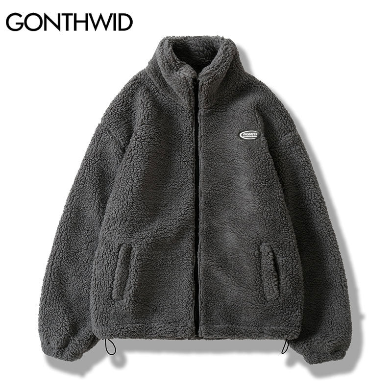Beige Fleece Jacket - Image 6