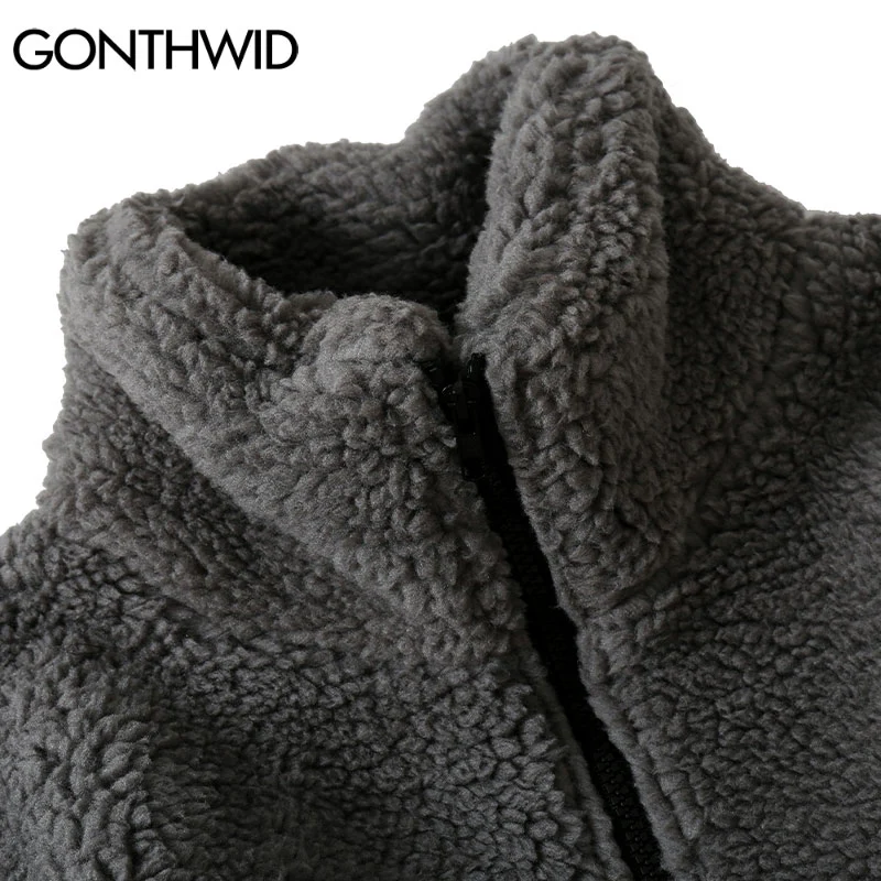 Beige Fleece Jacket - Image 9