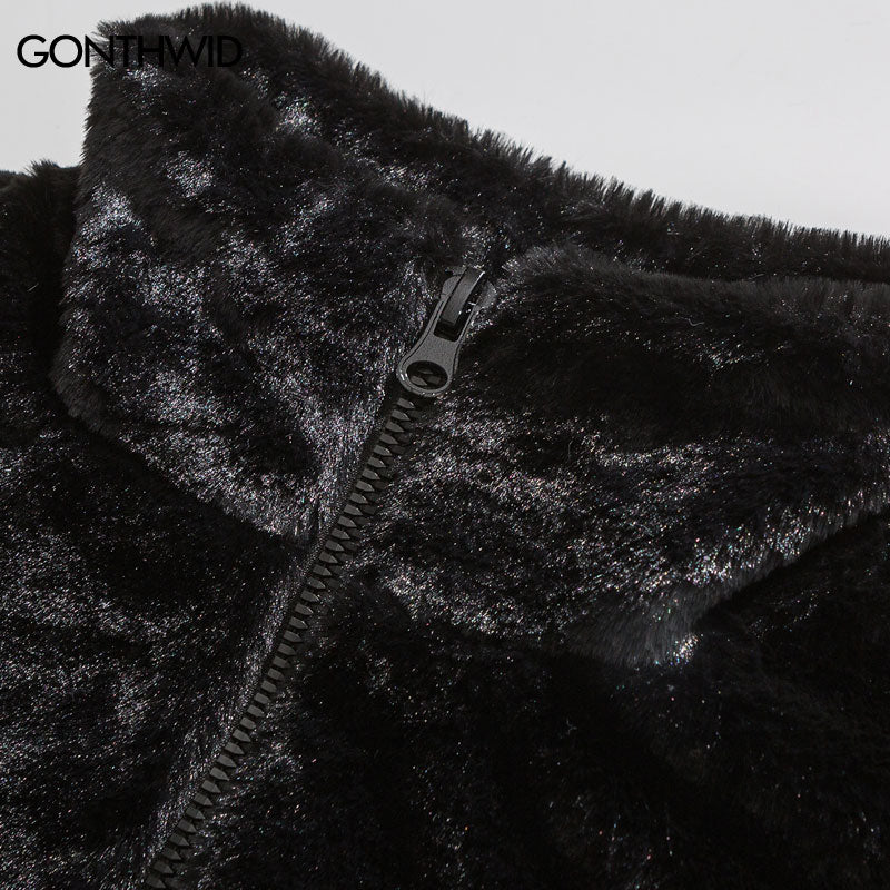 Black Fleece Jacket - Image 4