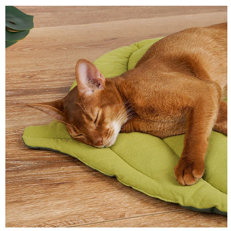 Cat Leaf Bed Mat Puppy - Image 5