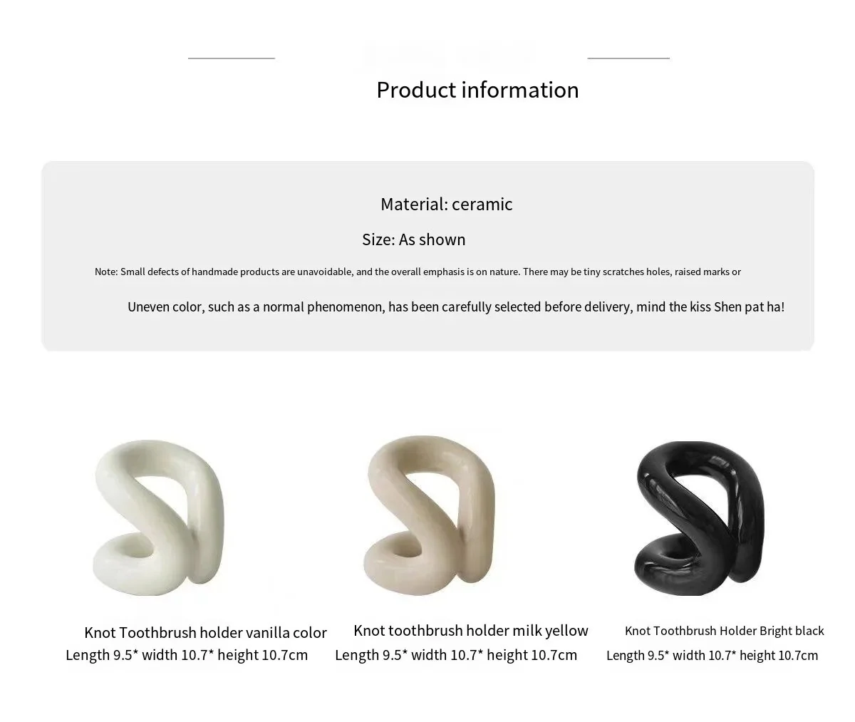 Ceramic toothbrush  holder - Image 10