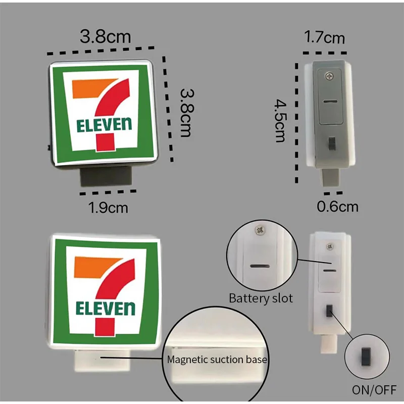 Japan Coffee And Shop Magnetic Fridge Light Ornaments - Image 18