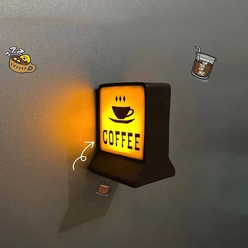 Japan Coffee And Shop Magnetic Fridge Light Ornaments - Image 26