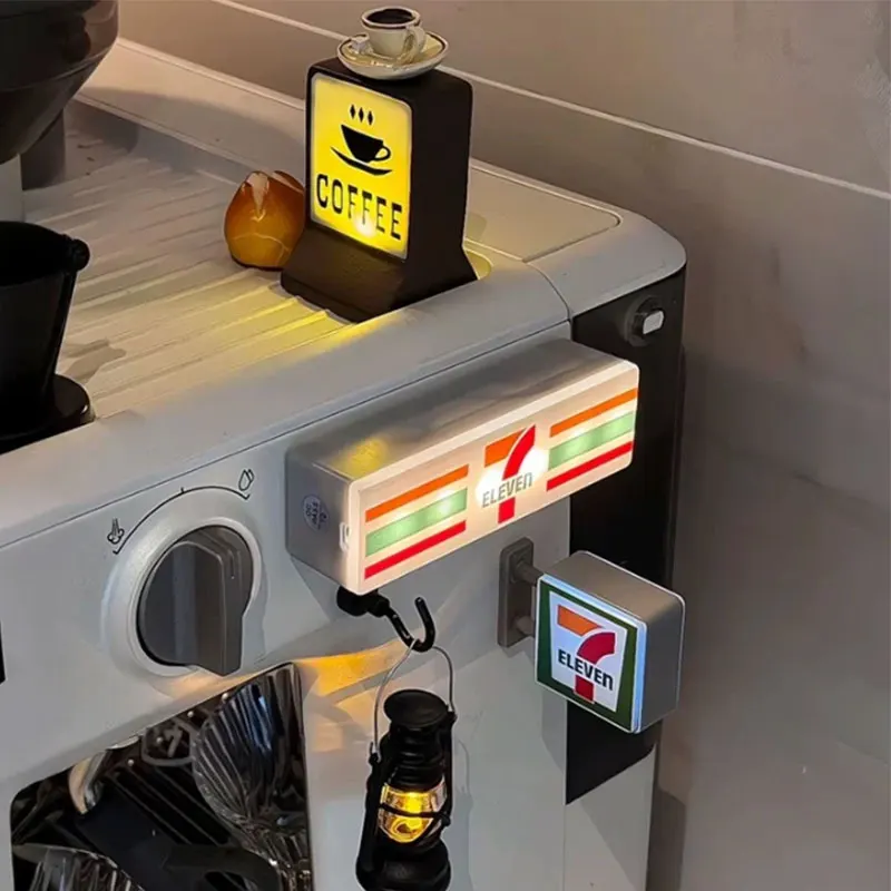 Japan Coffee And Shop Magnetic Fridge Light Ornaments - Image 3