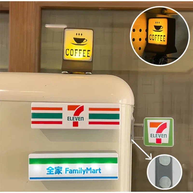Japan Coffee And Shop Magnetic Fridge Light Ornaments - Image 8