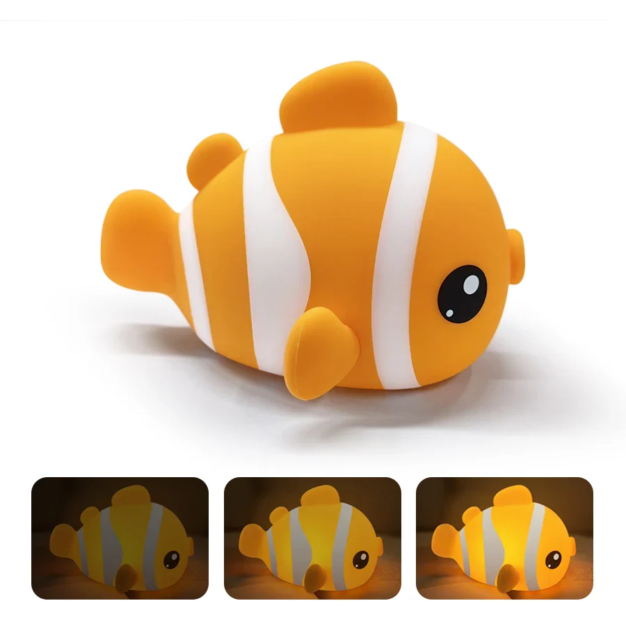 Cute Clownfish LED Night Light Lamp - Image 9