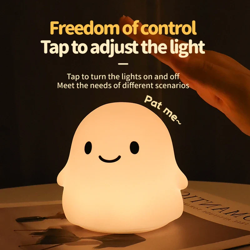 Cute Ghost Night Light Lamp - Image 4
