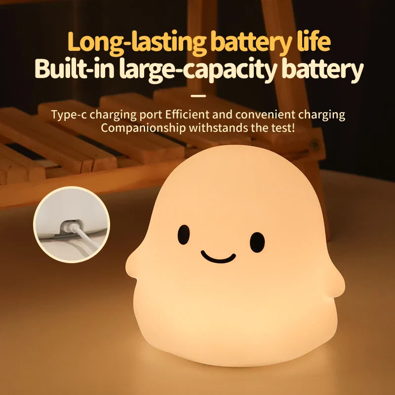 Cute Ghost Night Light Lamp - Image 6
