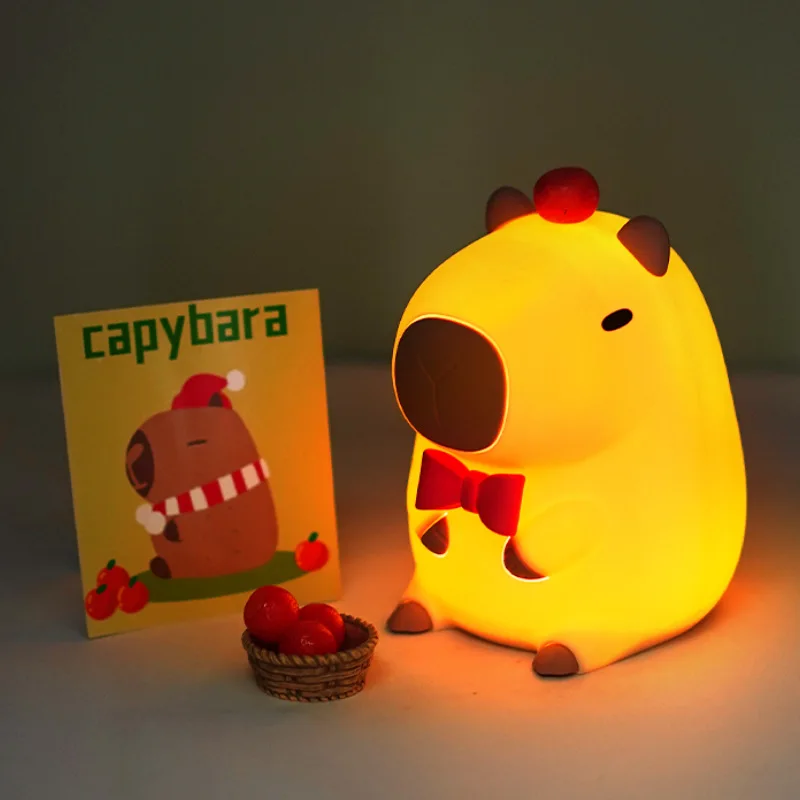 Cute Squishy Capybara Night Light  Animal Lamp - Image 15