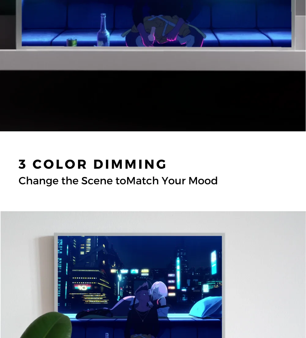 Cyberpunk LED Light Painting Photo Frame - Image 10