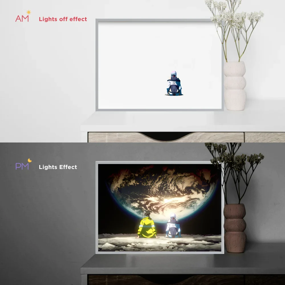Cyberpunk LED Light Painting Photo Frame - Image 2