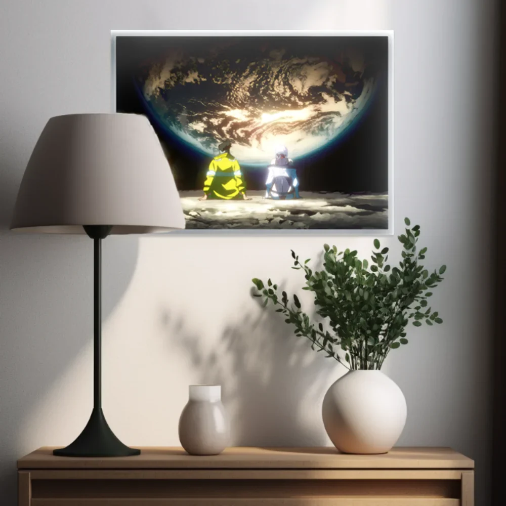 Cyberpunk LED Light Painting Photo Frame - Image 3