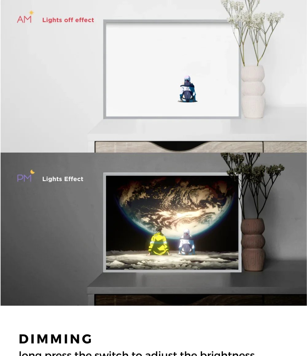 Cyberpunk LED Light Painting Photo Frame - Image 8