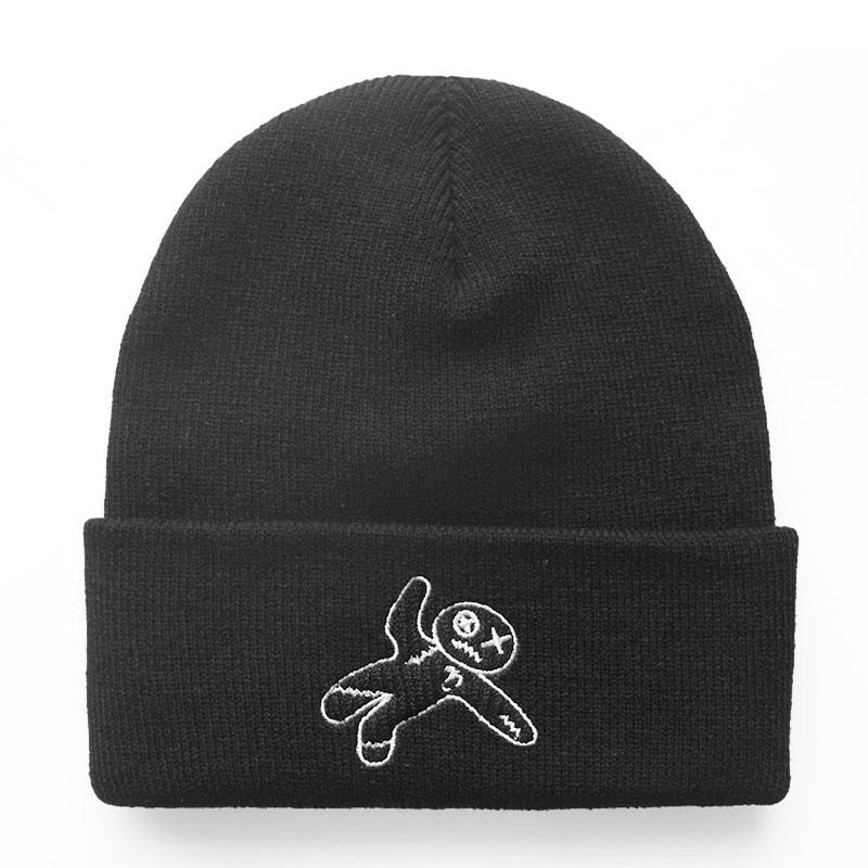 Death cookie Knitted Beanie - Image 3