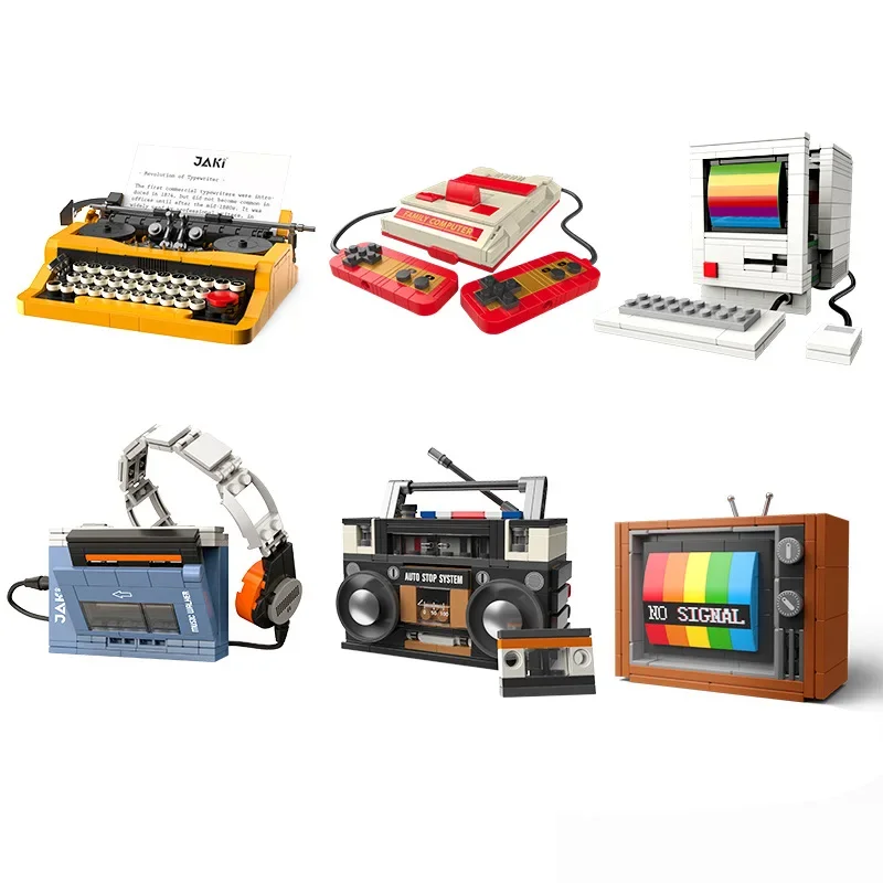 DIY Retro Electrical Appliances Furniture TV Legos - Image 3