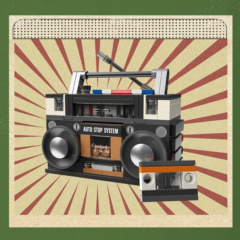 DIY Retro Electrical Appliances Furniture TV Legos - Image 7