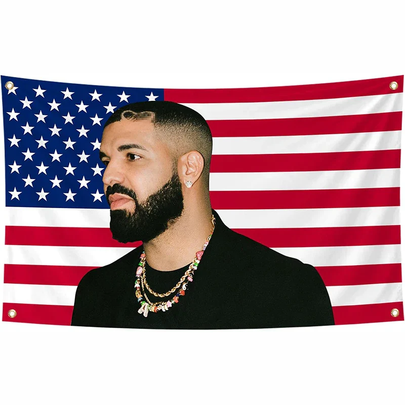 Drake Pink American Flag - Image 5