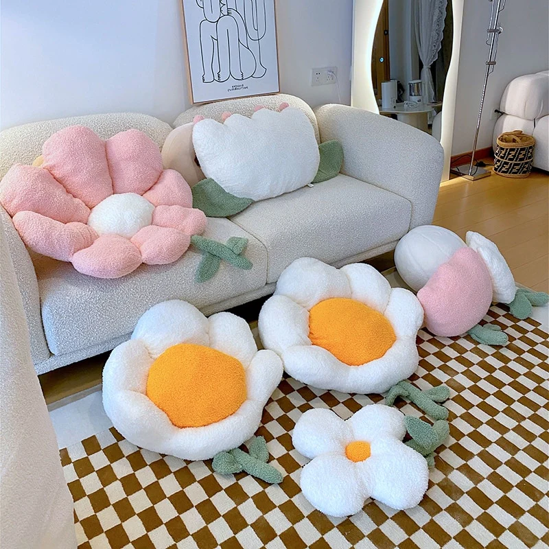 Flower Backrest Sofa Pillow - Image 7