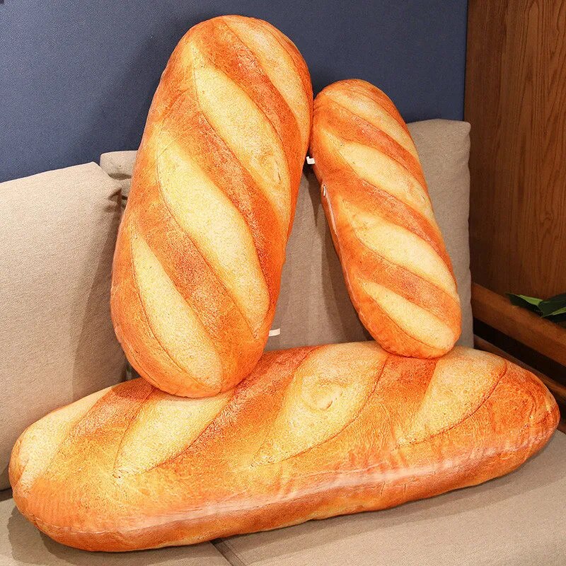 French Bread Plush Pillow - Image 2