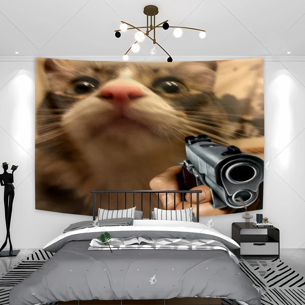 Funny Cat Tapestry - Image 7
