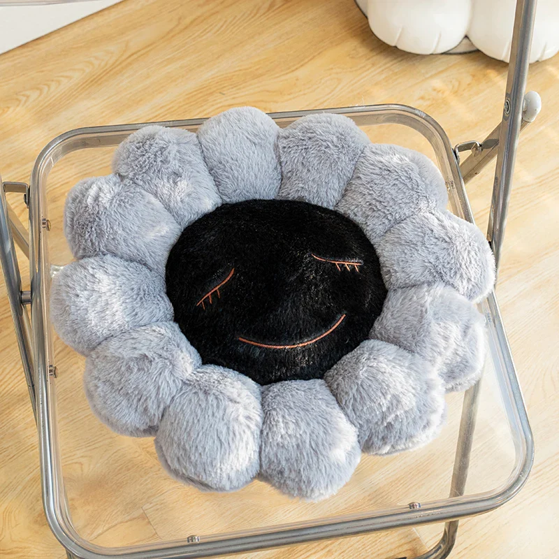 Ghost Sunflower Flower Pillow - Image 10