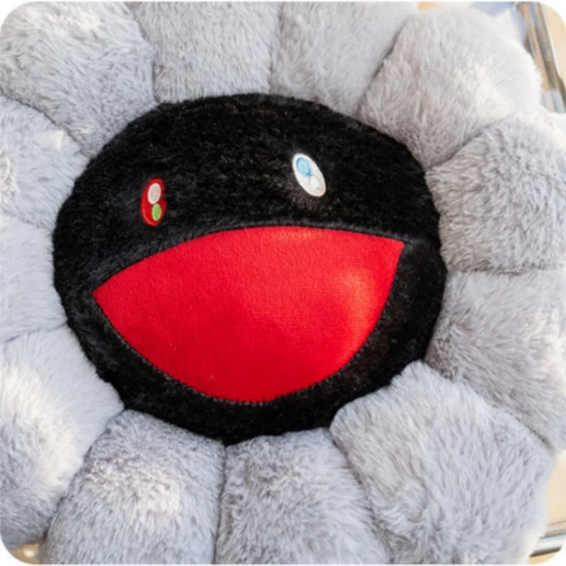 Ghost Sunflower Flower Pillow - Image 6
