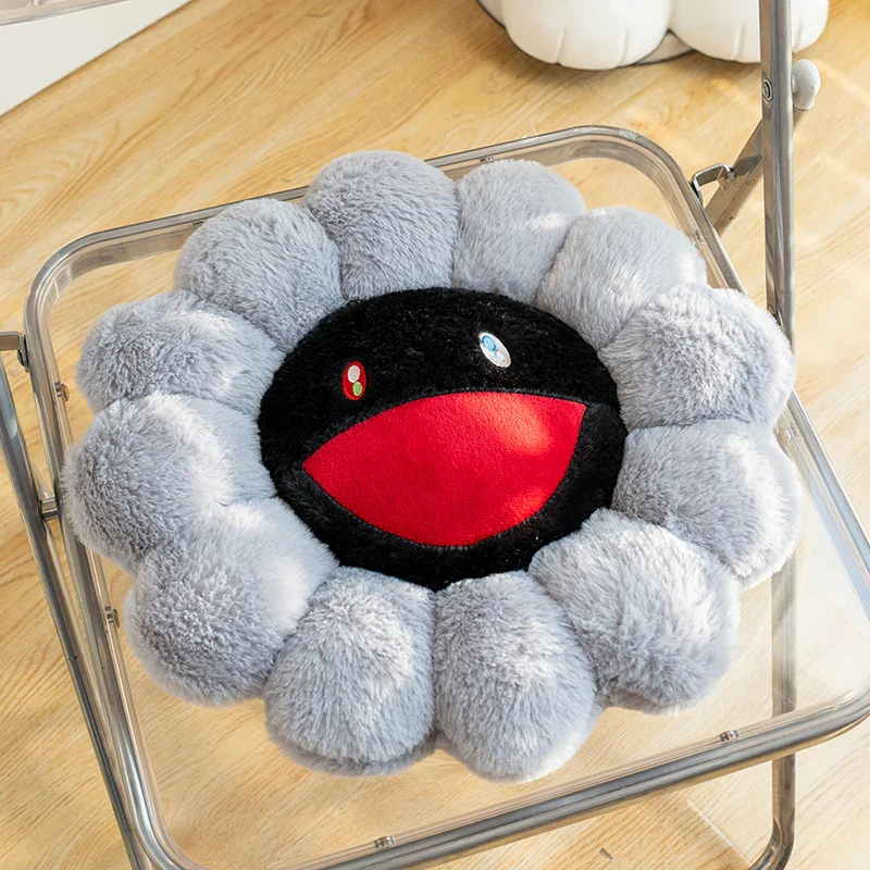 Ghost Sunflower Flower Pillow - Image 8
