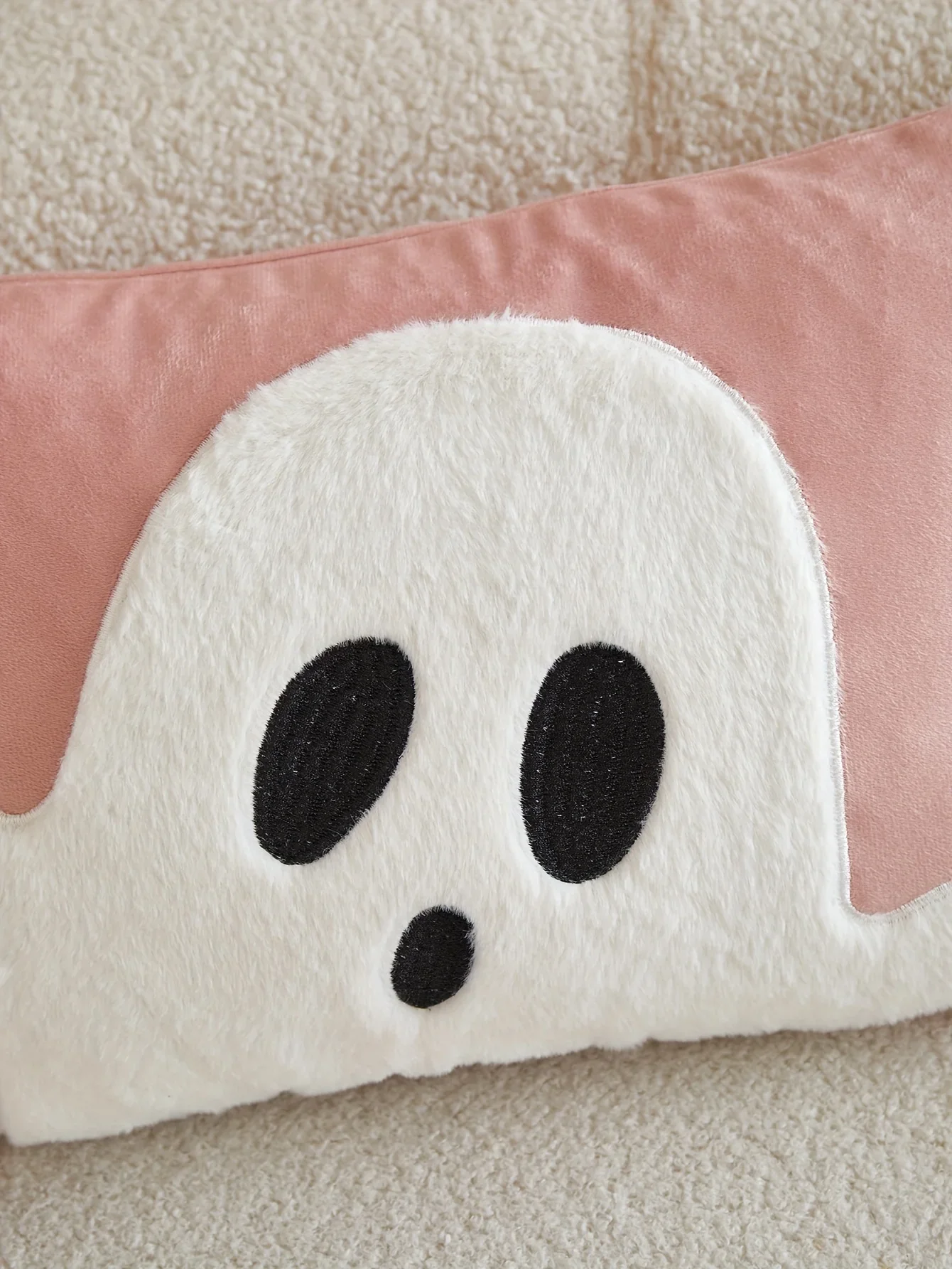 Halloween Ghost Embroidery Pillow Cover - Image 4