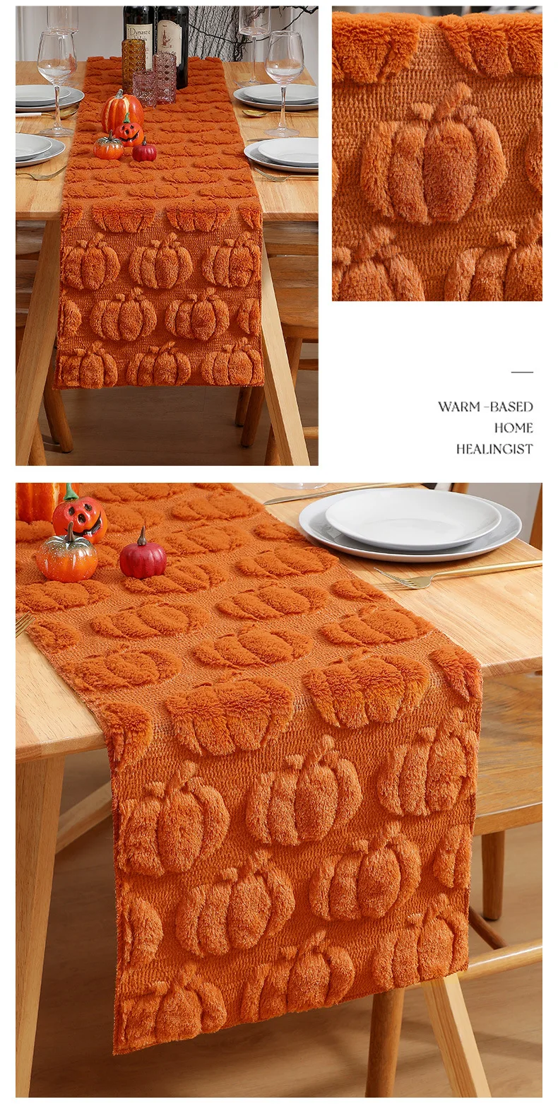 Halloween Ghost & Pumpkin Table Runner - Image 10