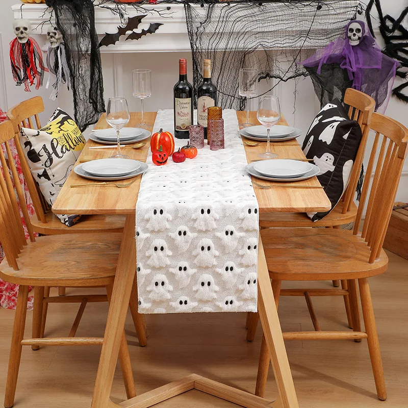 Halloween Ghost & Pumpkin Table Runner - Image 13