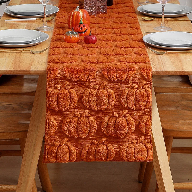 Halloween Ghost & Pumpkin Table Runner - Image 3
