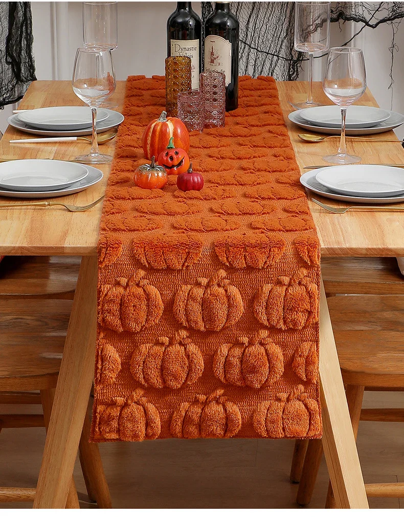 Halloween Ghost & Pumpkin Table Runner - Image 7