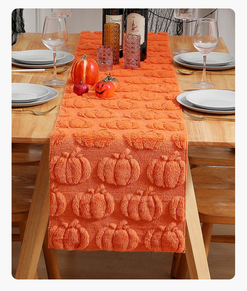Halloween Ghost & Pumpkin Table Runner - Image 8