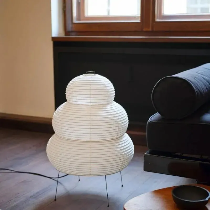 Japanese-style LED Rice Paper Lamp - Image 2